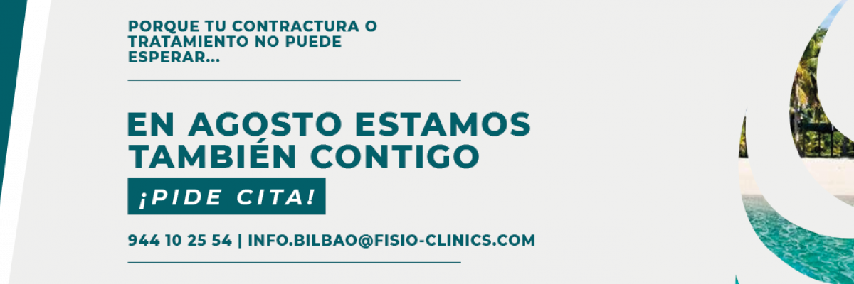 clinica de fisioterapia abierta en agosto - fisioclinics bilbao