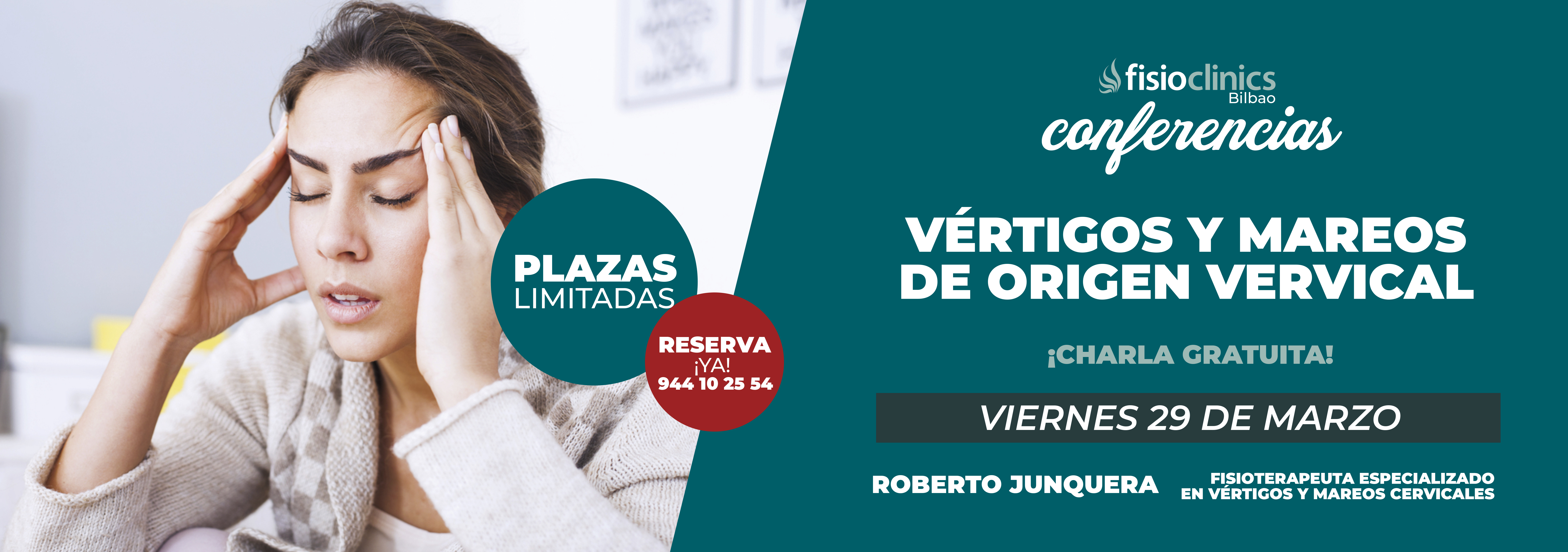 conferencia gratuita mareos y vertigos origen cervical